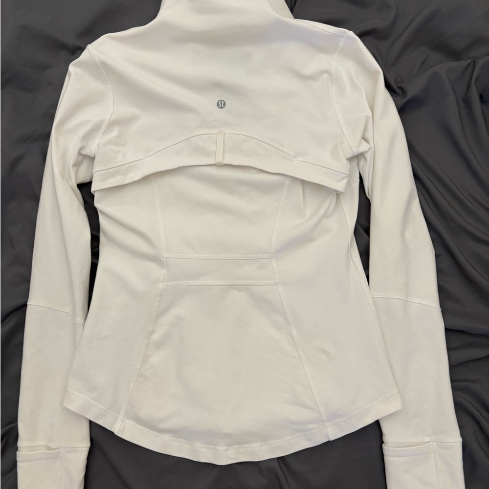 Lululemon Define White Zip-Front Jacket - image 2